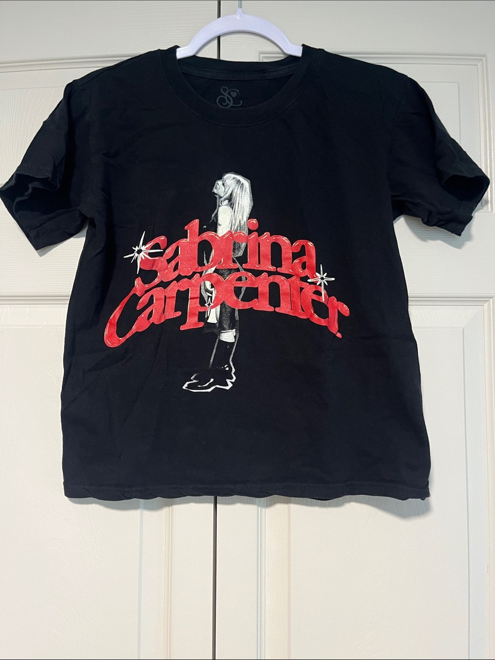 Sabrina Carpenter Black Graphic Tee